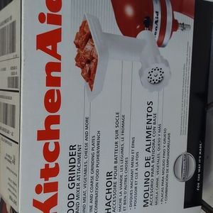 Never used Kitchen Aid food grinder